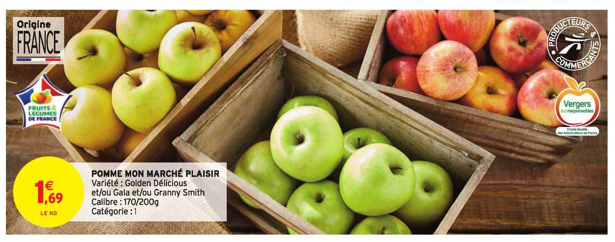 pomme mon marché plaisir