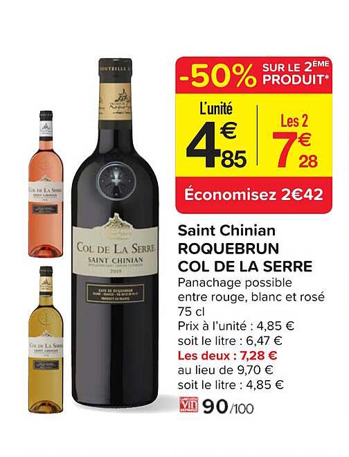 saint chinian roquebrun col de la serre