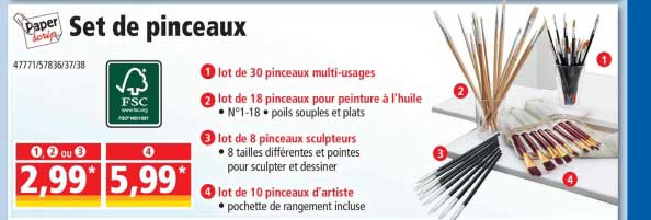 Set De Pinceaux
