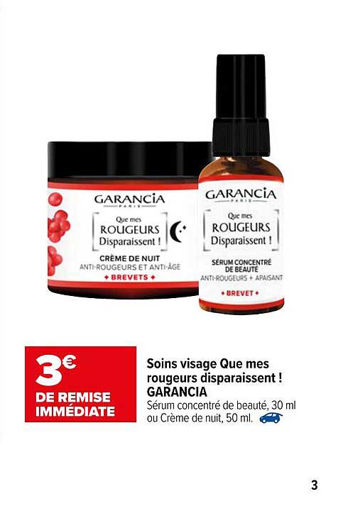 soins visage que mes rougeurs disparaissent ! garancia