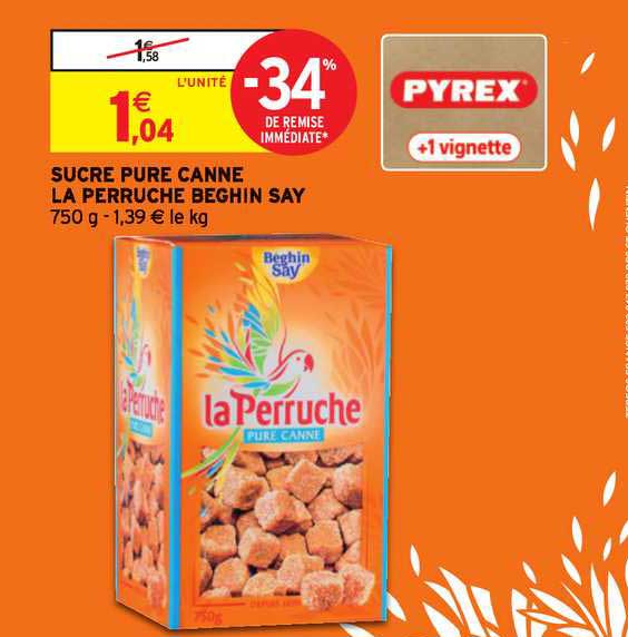 sucre pure canne la perruche beghin say