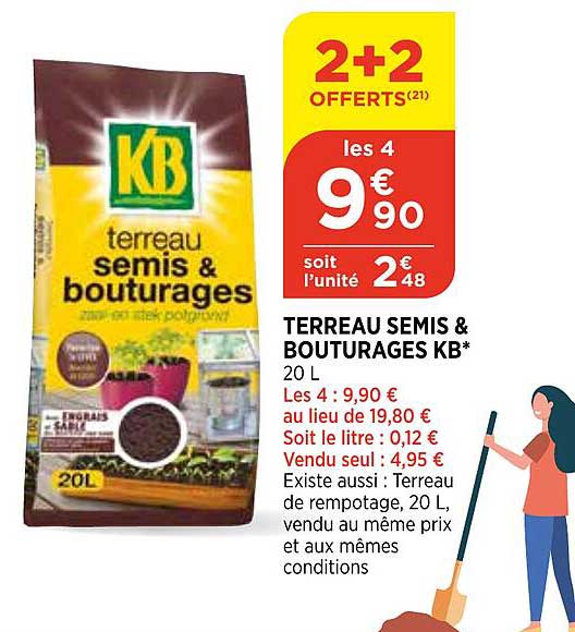 terreau semis & bouturages kb