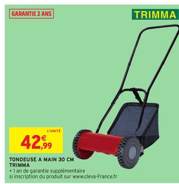tondeuse à main 30 cm trimma
