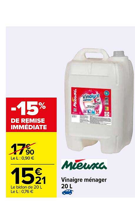 Vinaigre Ménager Mieuxa