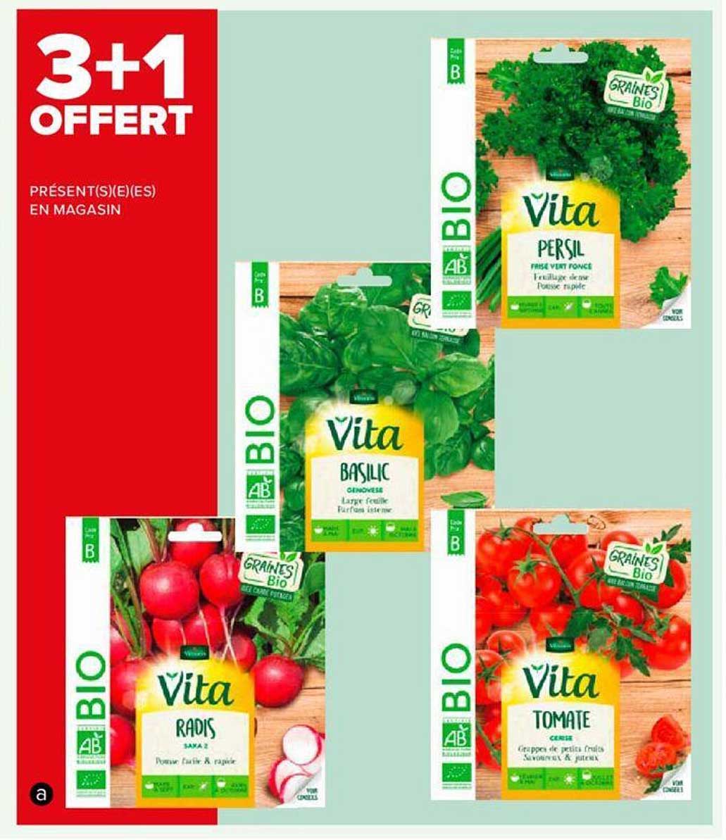 Vita Persil, Basilic, Radis, Tomate