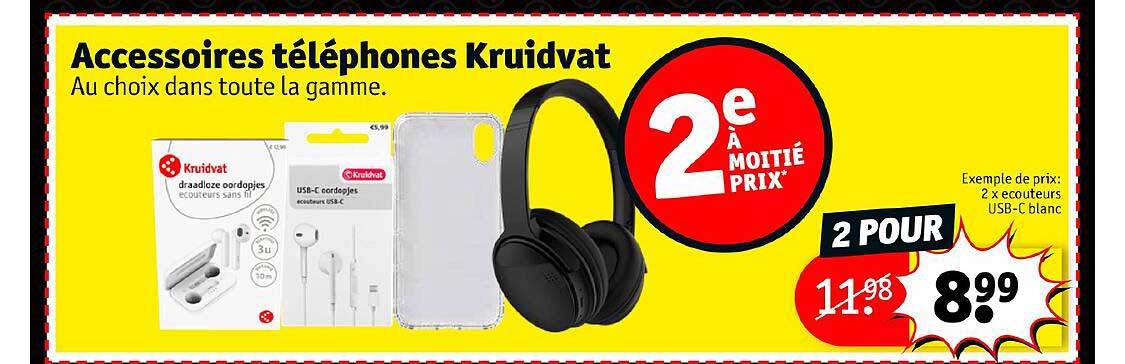 accessoires téléphones kruidvat