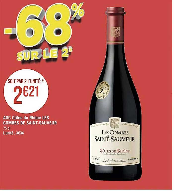 aoc côtes du rhône les combes de saint-sauveur