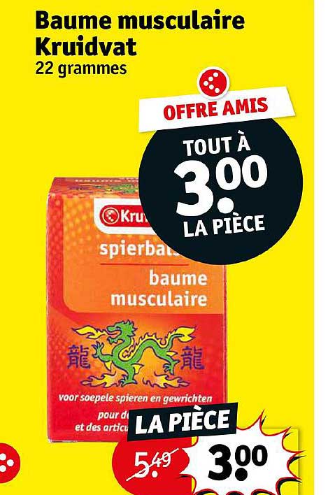 baume musculaire kruidvat