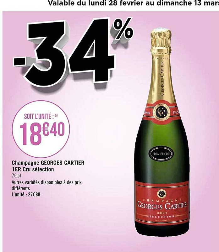 champagne georges cartier 1er cru sélection