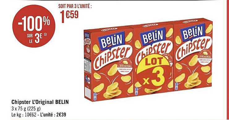 Chipster L'original Belin