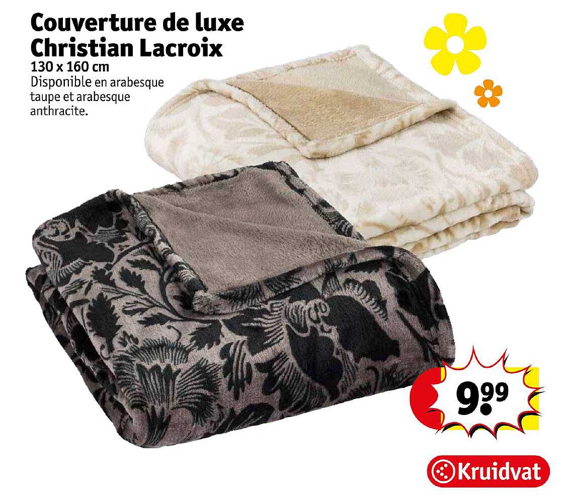 couverture de luxe christian lacroix