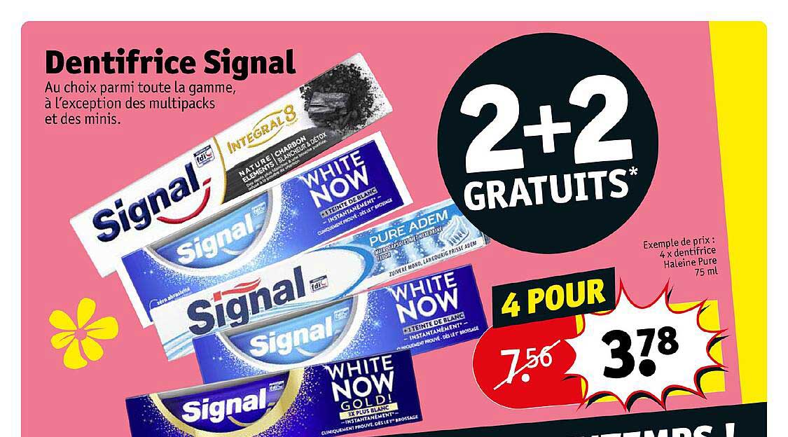 Dentifrice Signal