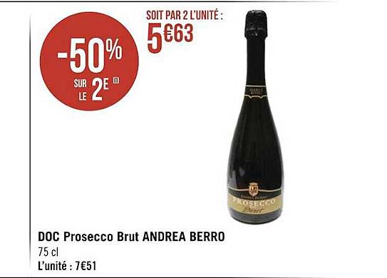 doc prosecco brut andrea berro