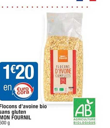 flocons d'avoine bio sans gluten mon fournil