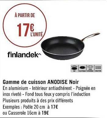 gamme de cuisson anodise noir finlandek^