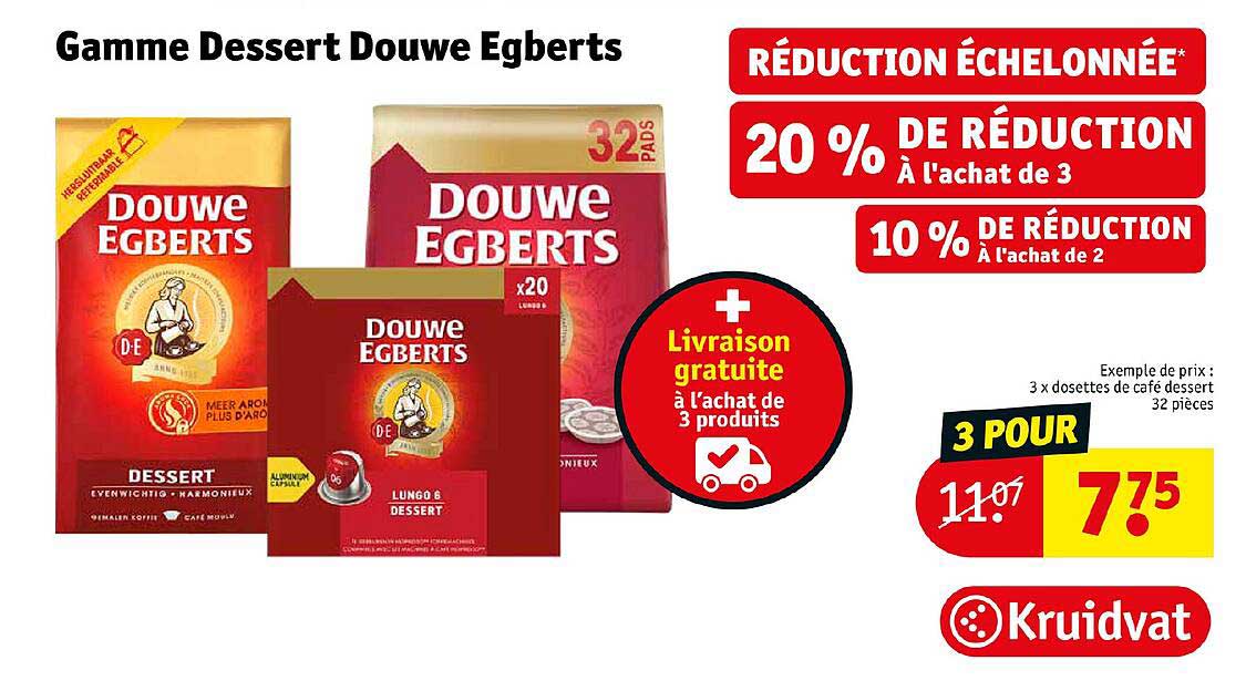 Gamme Dessert Douwe Egberts