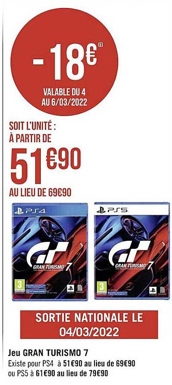 jeu gran turismo 7