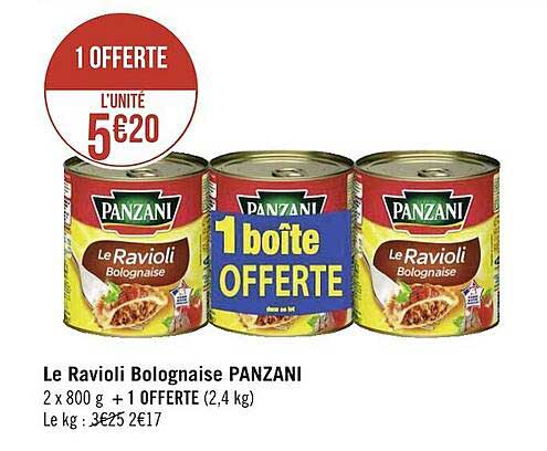 Le Ravioli Bolognaise Panzani