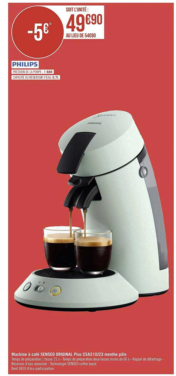Machine à Café Senseo Original Plus Philips