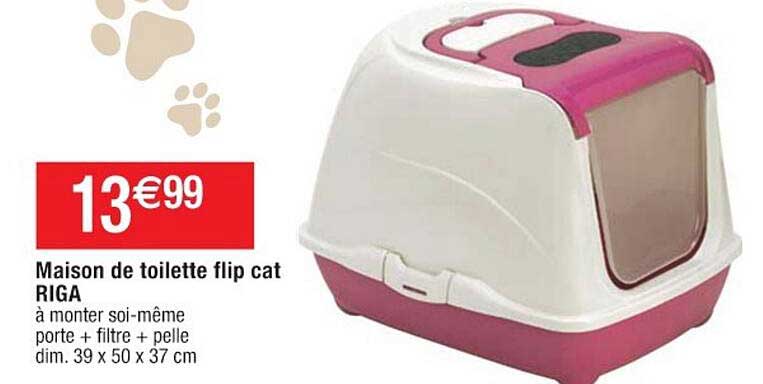 maison de toilette flip cat riga