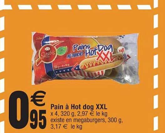 pain à hot dog xxl