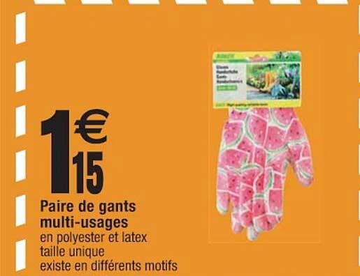 paire de gants multi-usages