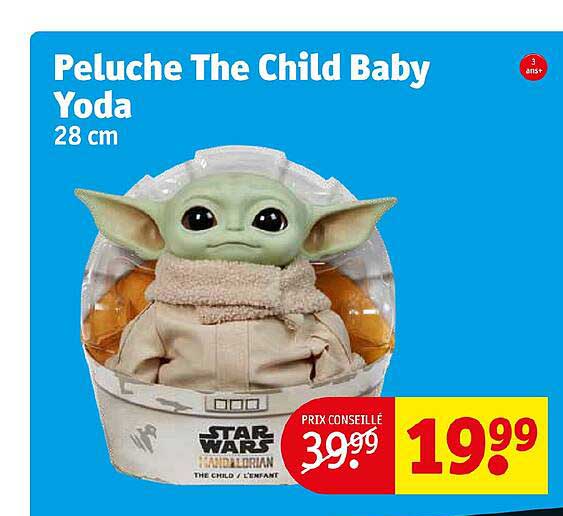 peluche the child baby uoda