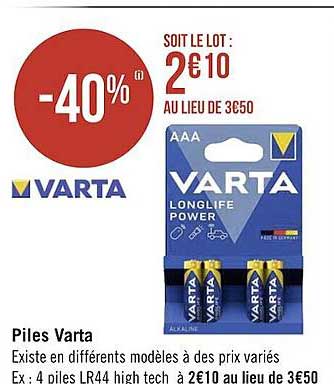 Piles Varta