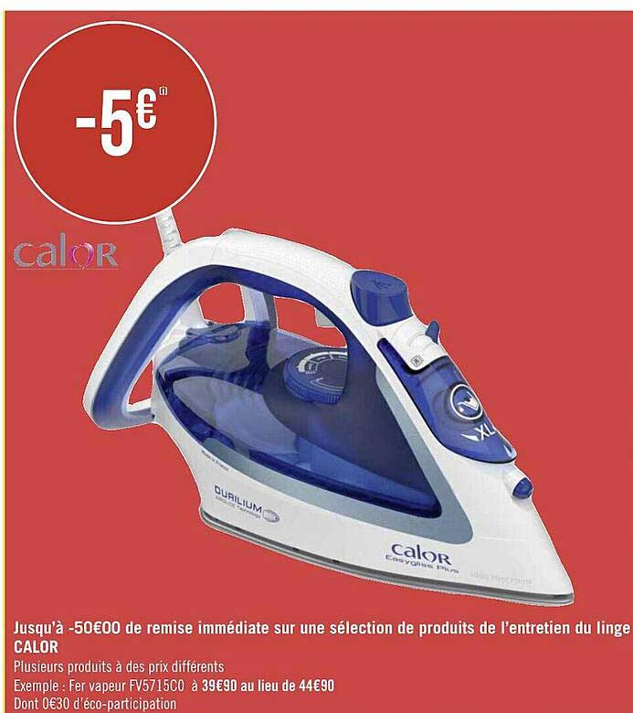 Produits De L'entretien Du Linge Calor