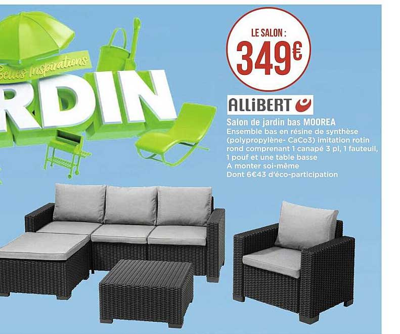 salon de jardin bas moorea allibert