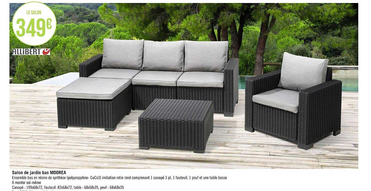 salon de jardin bas moorea allibert