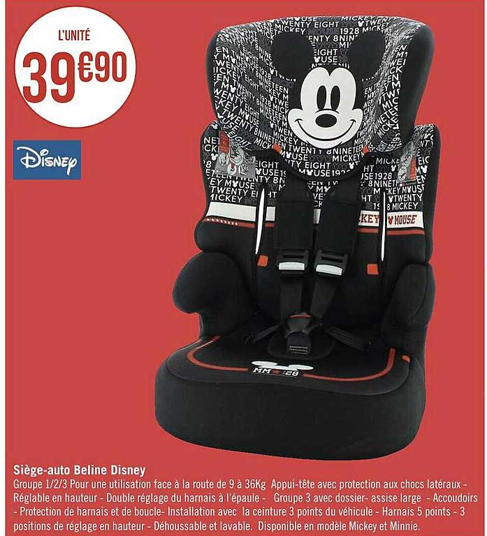 siège-auto beline disney