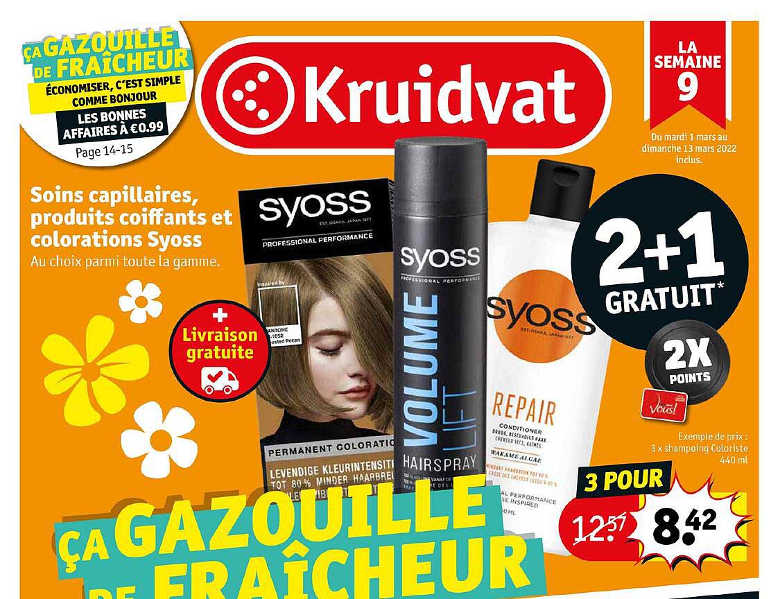 soins capillaires, produits coiffants et colorations syoss