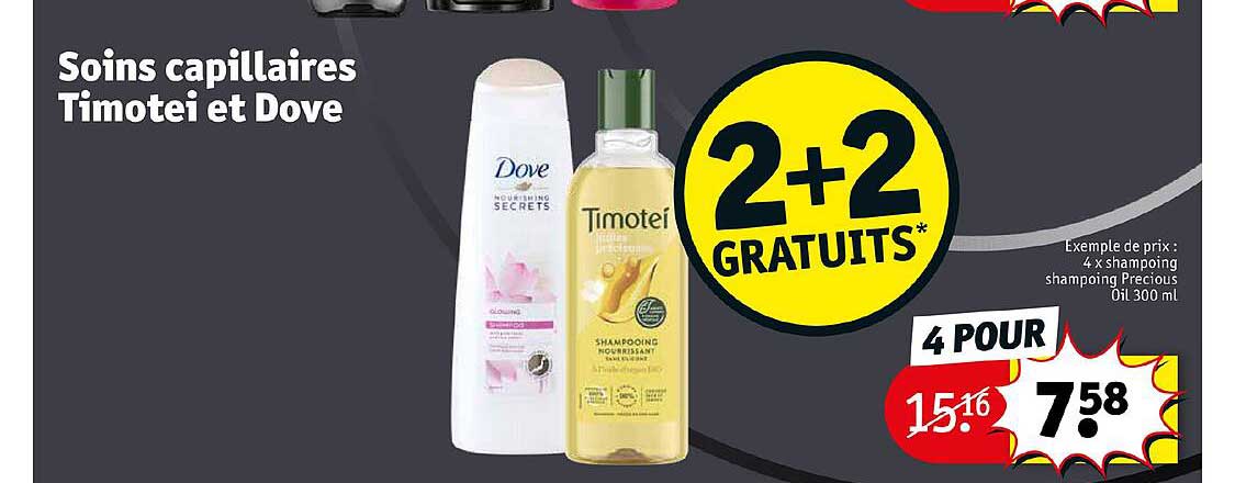 Soins Capillaires Timotei Et Dove