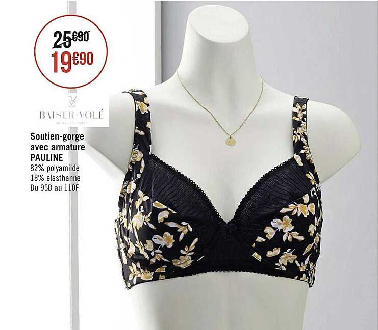 soutien-gorge avec armature pauline baiser volé