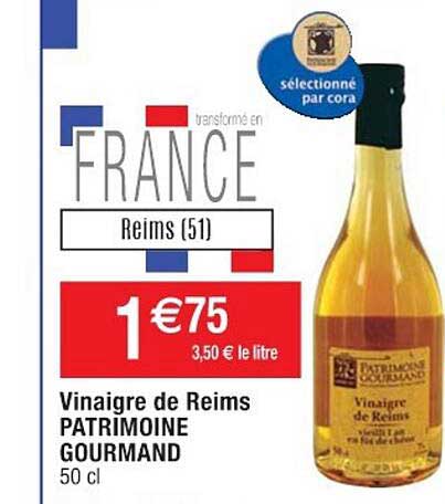 vinaigre de reims patrimoine gourmand