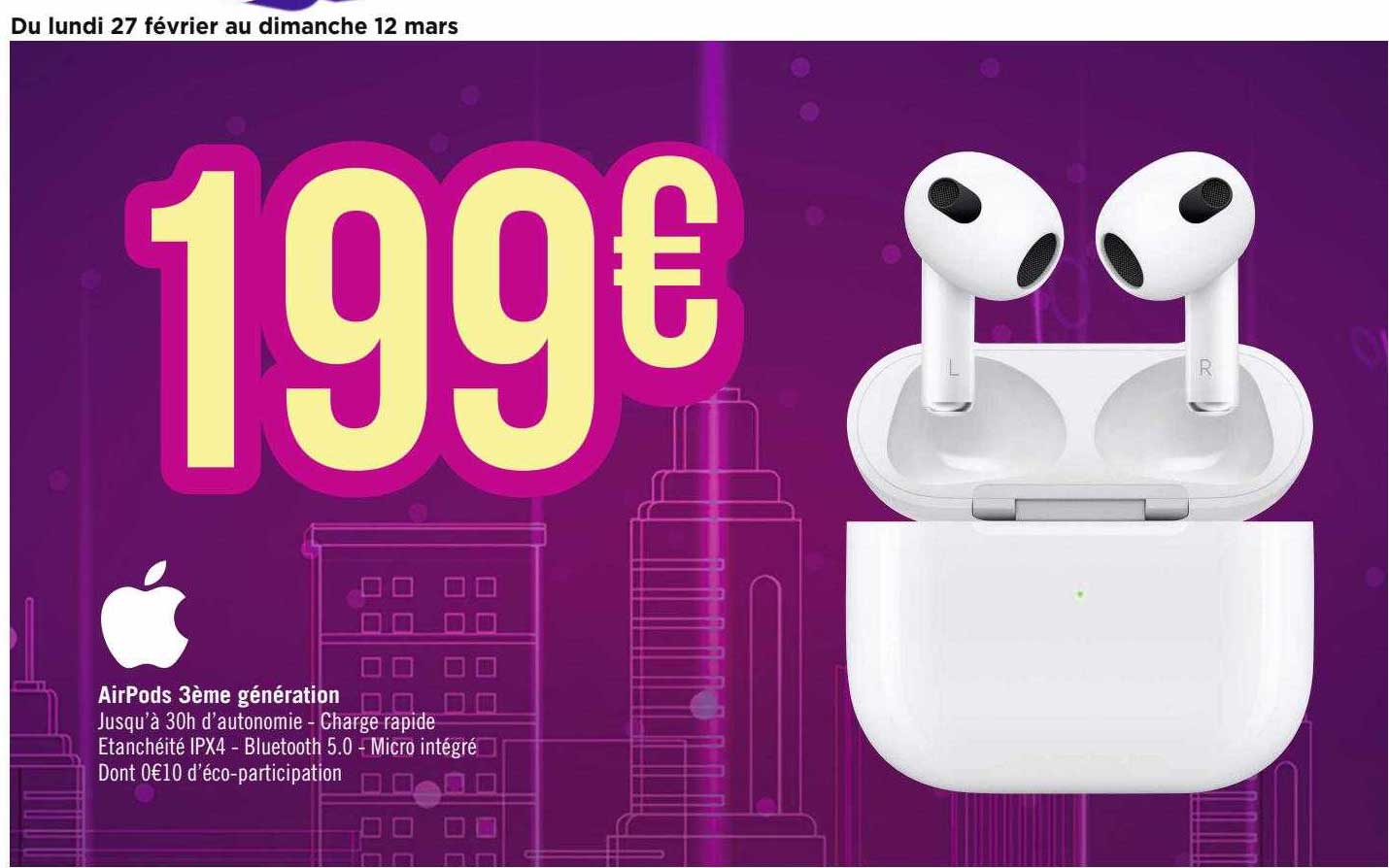 airPods 3ème génération
