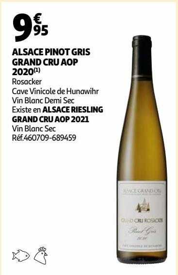 alsace pinot gris grand cru aop 2020 rosacker cave vinicole de hunawhihr, alsace riesling grand cru aop 2021
