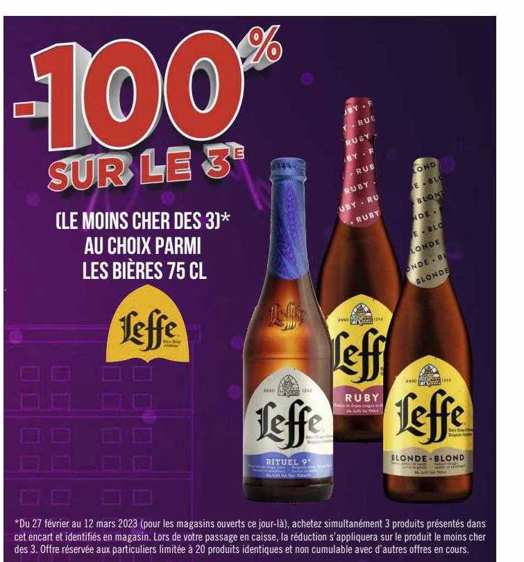 Bières 75 Cl Leffe
