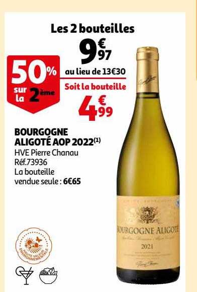 bourgogne aligoté aop 2022 hve pierre chanau