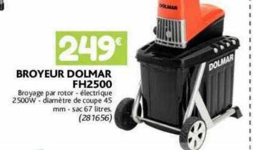 broyeur dolmar fh2500