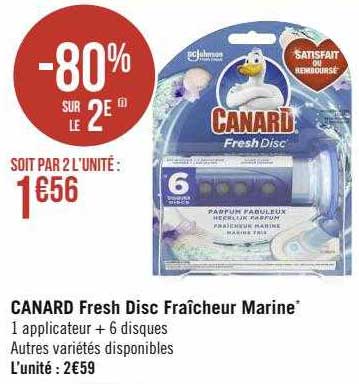 canard fresh disc fraîcheur marine