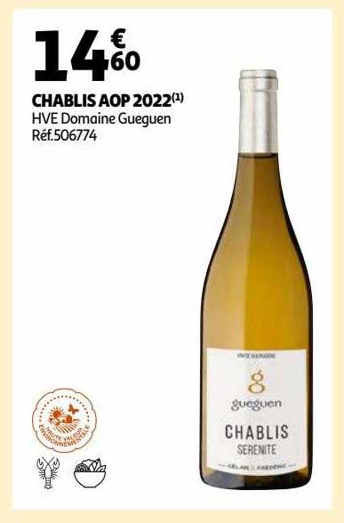 chablis aop 2022 hve domaine gueguen