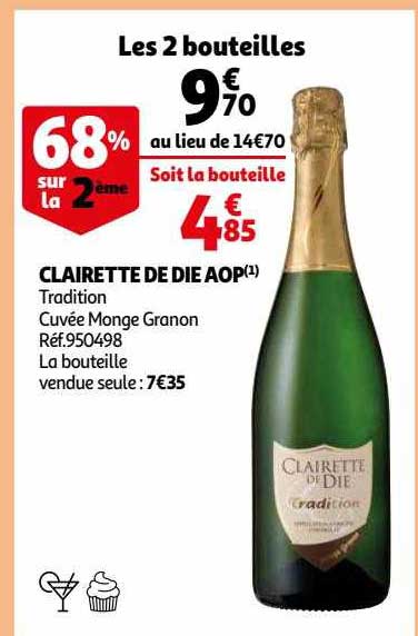 clairette de die aop cuvée monge granon