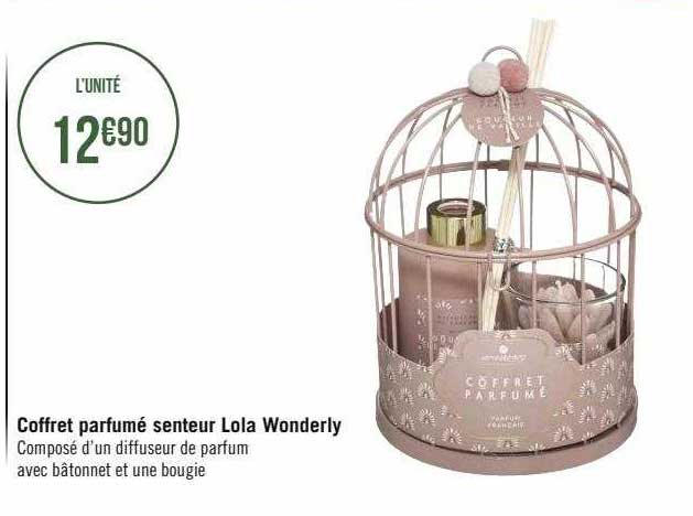 coffret parfumé senteur lola wonderly