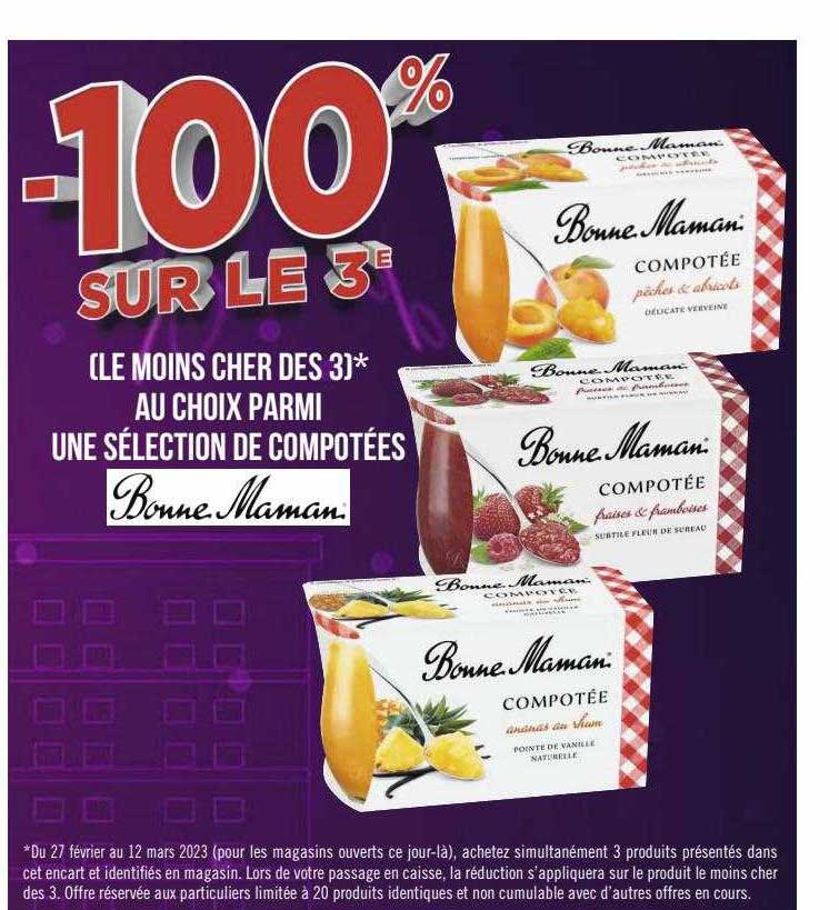 Compotées Bonne Maman