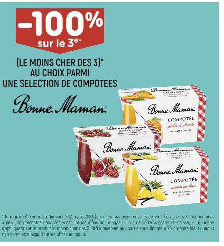 compotées bonne maman