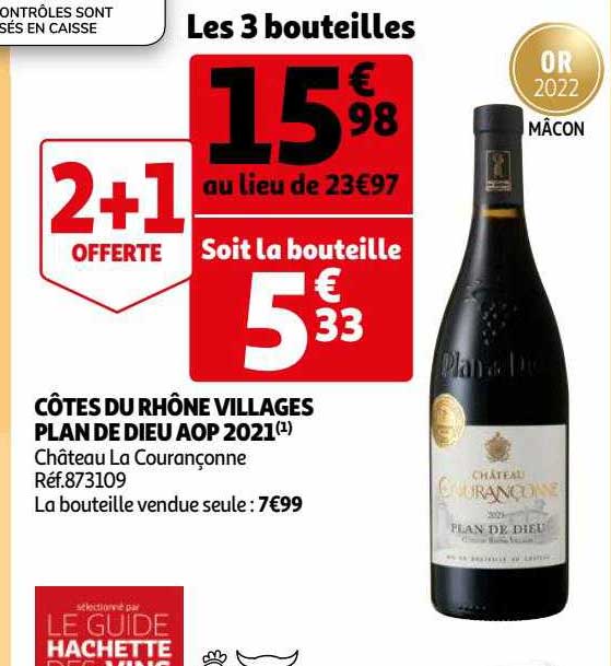 côtes du rhône villages plan de dieu aop 2021