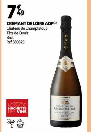 cremant de loire aop château de champteloup