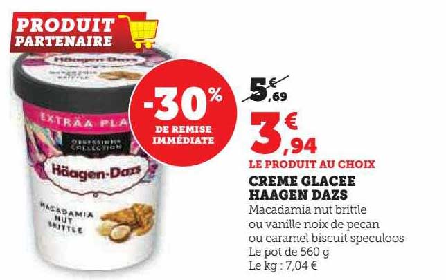 crème glacée häagen dazs